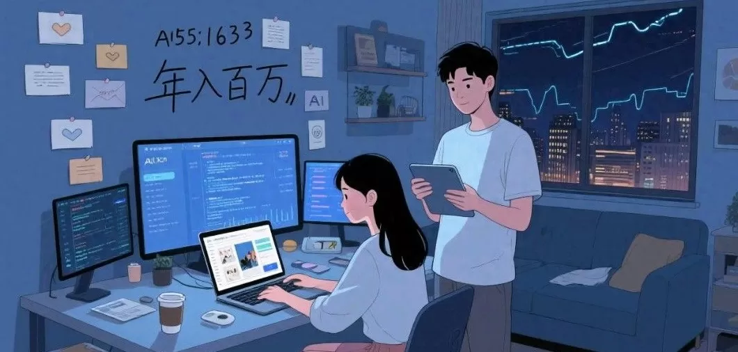 电动汽车代理怎么赚钱 95后夫妻靠AI代理年入百万：0代码经验，**这3步就能上手图1
