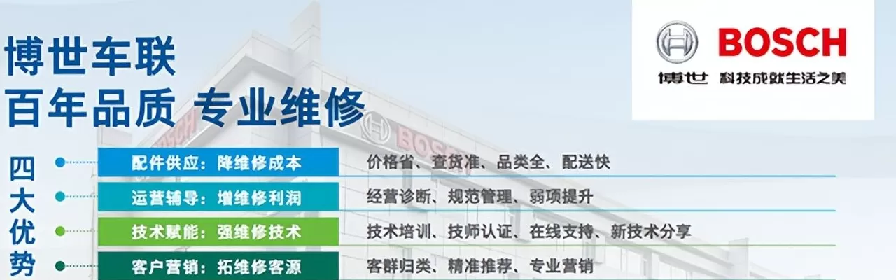 汽修****店博世 博世启动「 快捷汽车服务 」****,重点布局社区周边