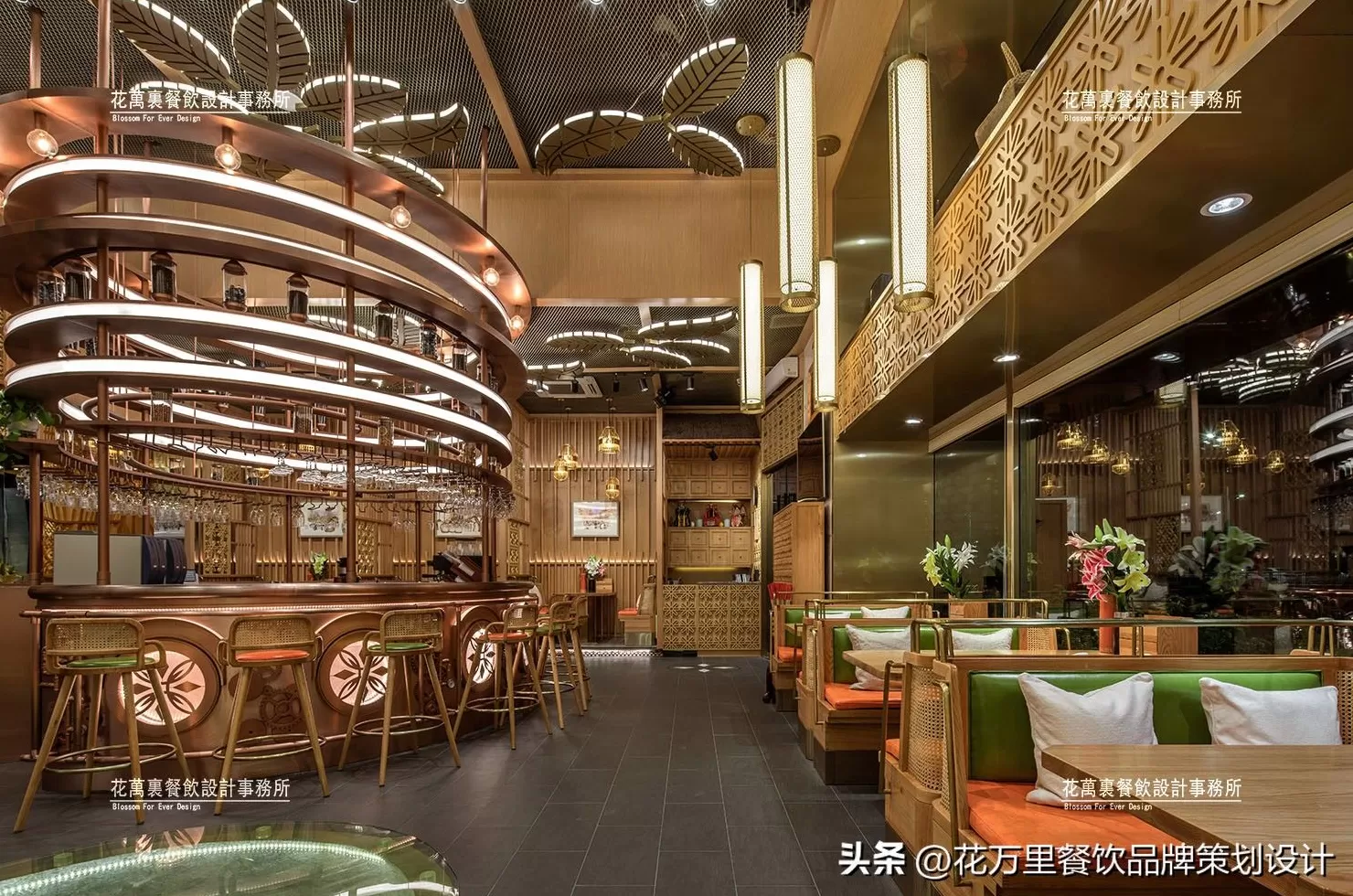 饮品店店铺装修 抄作业!上海超火饮品店设计案例:小空间创意布局引爆客流