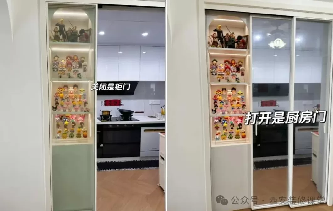 镶嵌式电视背景墙柜墙 电视墙这样简单设计,时尚不过时