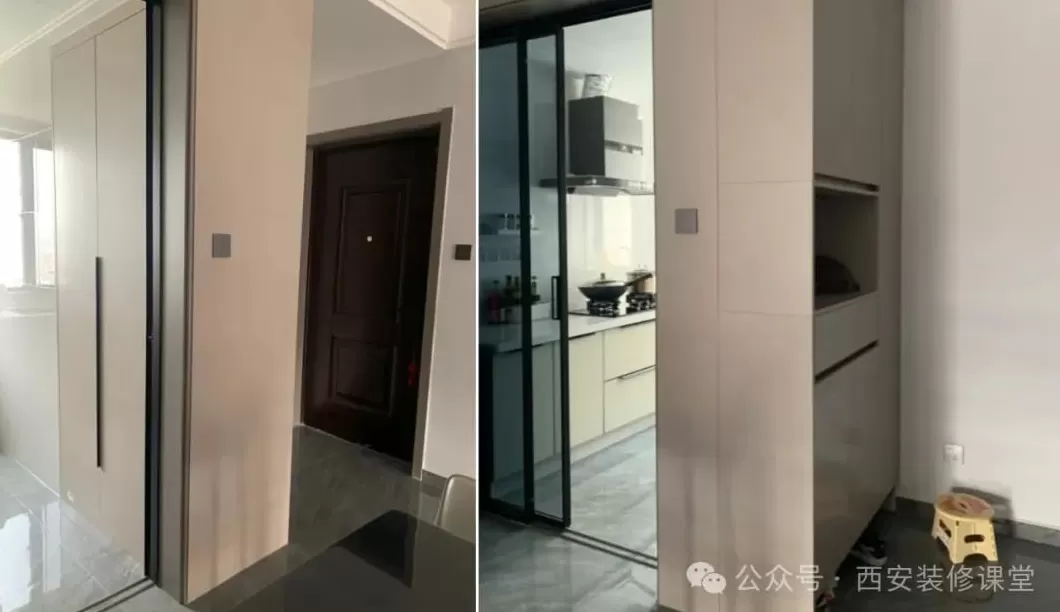 镶嵌式电视背景墙柜墙 电视墙这样简单设计,时尚不过时