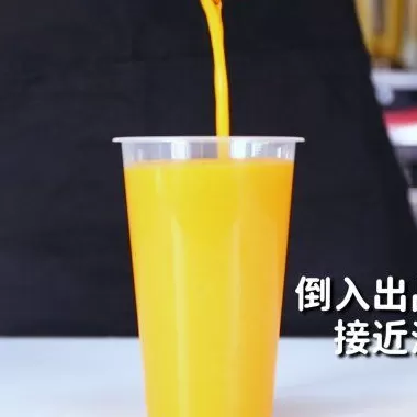 奶茶店芒果饮品怎么做 高颜值奶茶在家做-芒果多多西米露奶盖茶