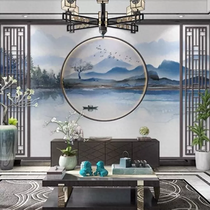 加盟店电视背景墙 济南小投资的加盟店，妙彩 济南背景墙制作公司加盟