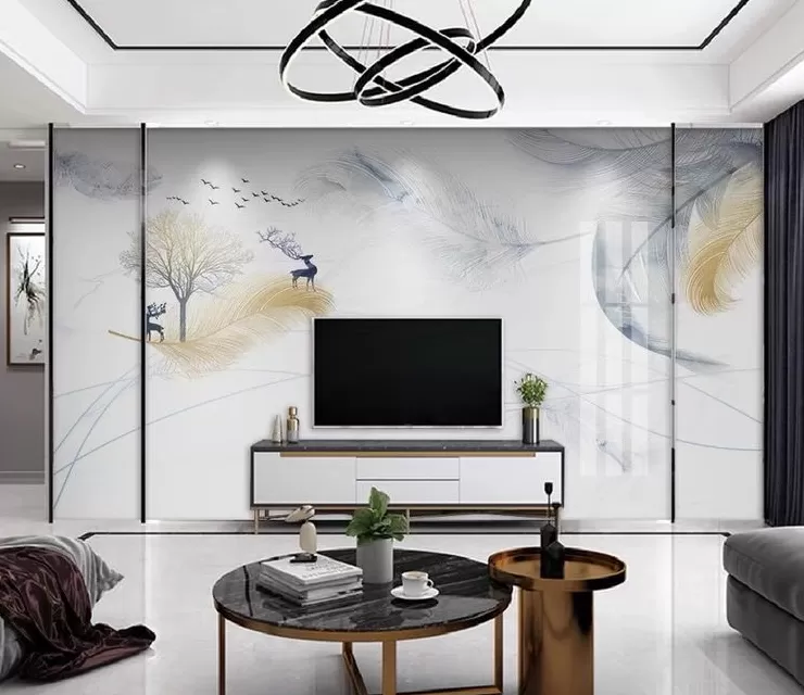 背景墙品牌加盟 背景墙加盟项目,妙彩金饰画背景墙设备加盟品牌