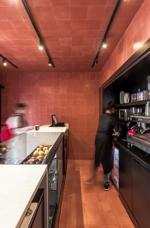 饮品店平面布置图 巴西饼干奶茶店空间设计案例-深圳道和餐饮设计公司分享