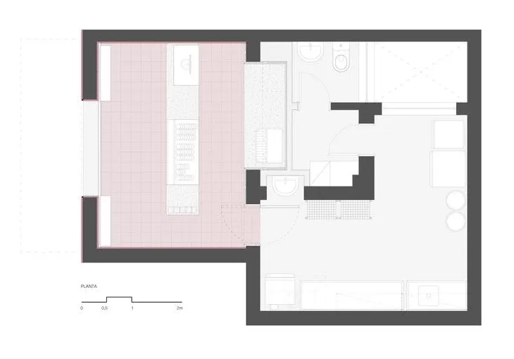 饮品店平面布置图 巴西饼干奶茶店空间设计案例-深圳道和餐饮设计公司分享