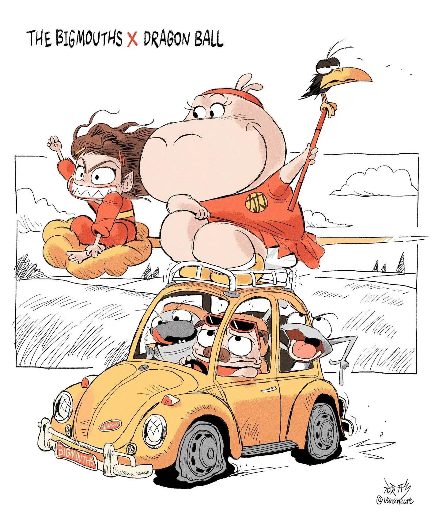 疯狂手绘 艺术家绘画潇洒排线,成就疯狂手绘作品