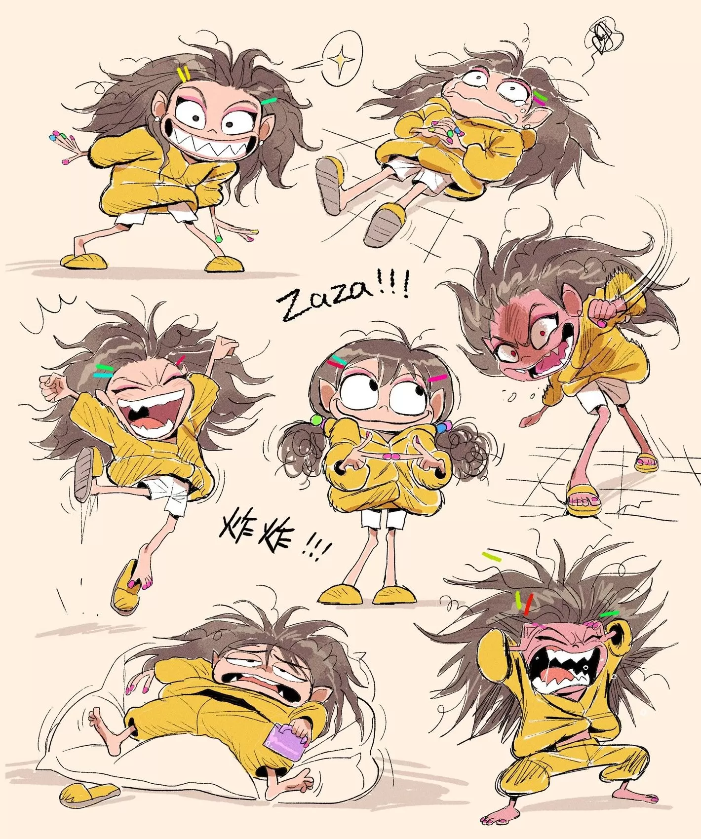 疯狂手绘 艺术家绘画潇洒排线,成就疯狂手绘作品