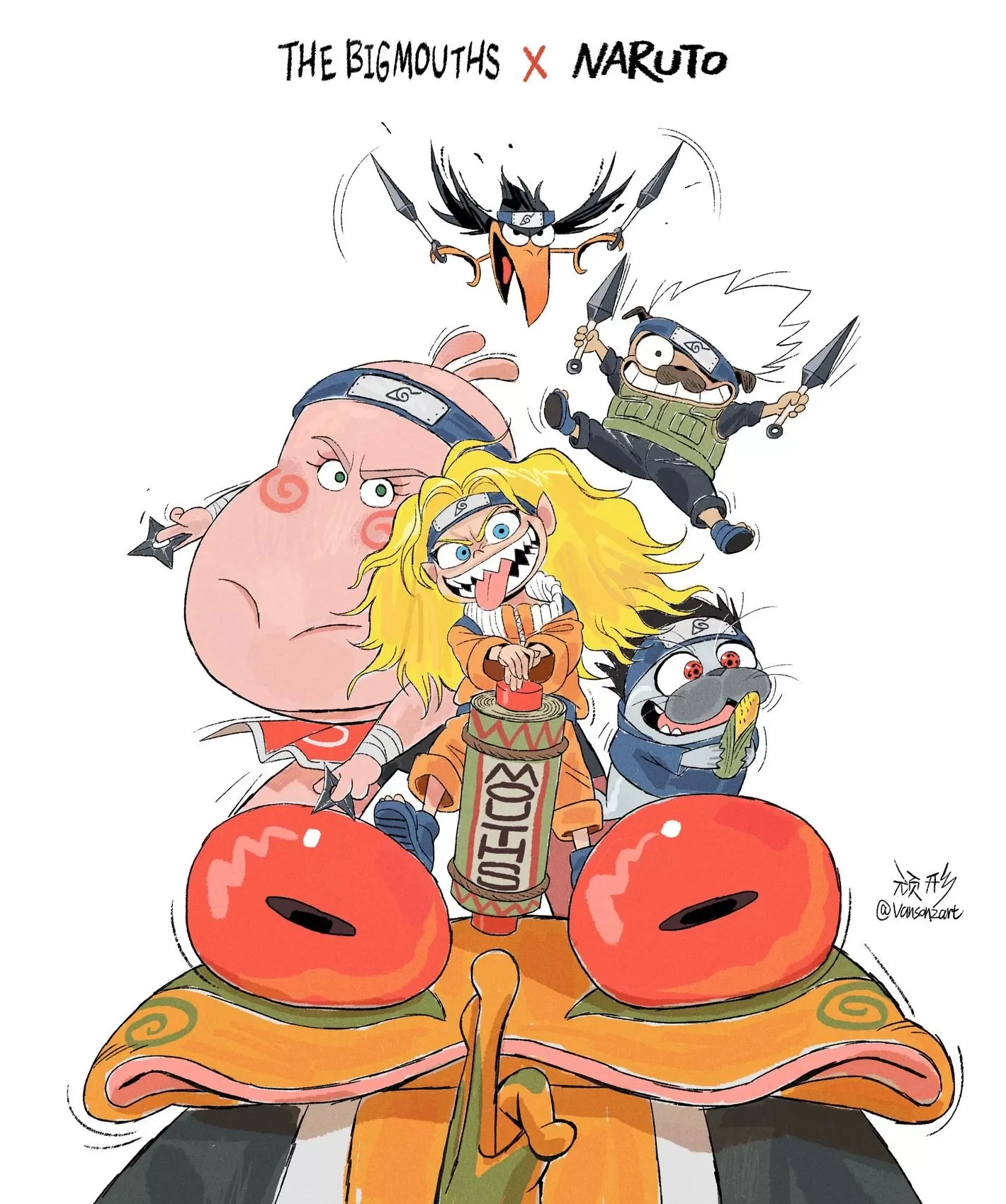 疯狂手绘 艺术家绘画潇洒排线,成就疯狂手绘作品