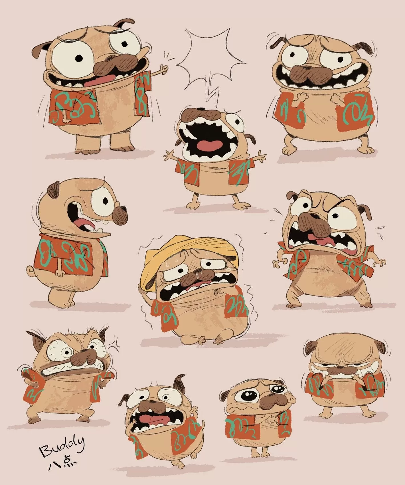 疯狂手绘 艺术家绘画潇洒排线,成就疯狂手绘作品