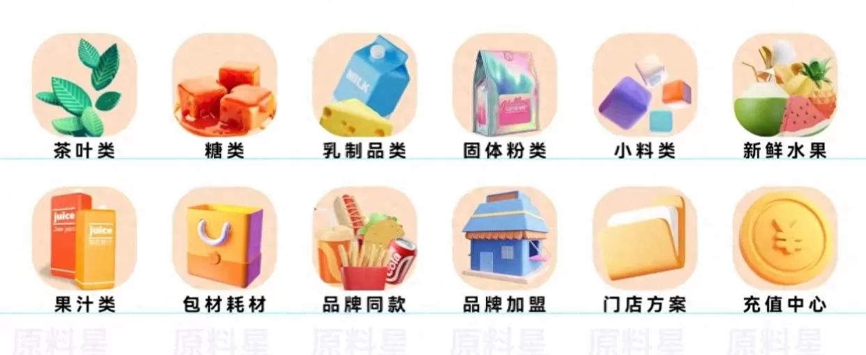 饮品店食品品种及原辅料清单 开茶饮店需要准备哪些原物料？